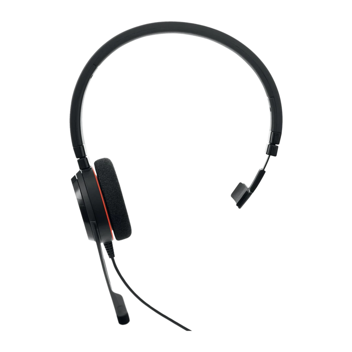 Evolve 20 UC Mono USB-C/A Jabra - Auscultadores monoauriculares com arnês USB-C/USB-A de 28 mm