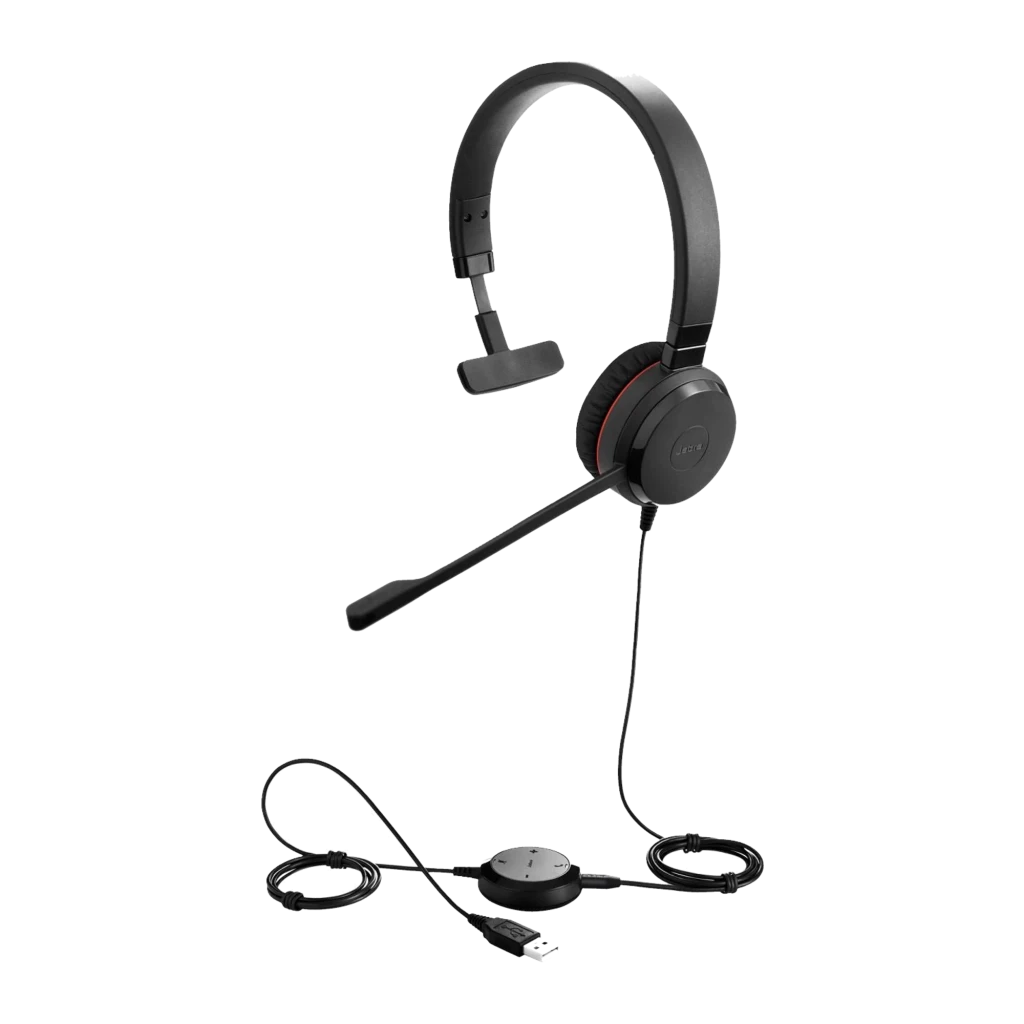 Auriculares Jabra Evolve 30 II UC Mono Diadema Monoaural USB-A + Jack 3,5mm 32Ω