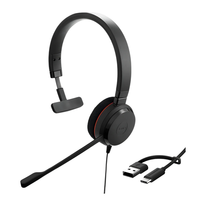 Auriculares Jabra Evolve 65 TE Mono Diadema 16h Bluetooth 5.2 32Ω