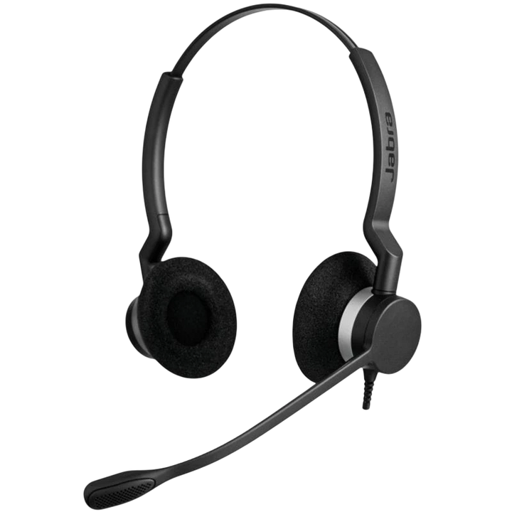 Jabra Biz 2300 Duo USB-A UC Preto