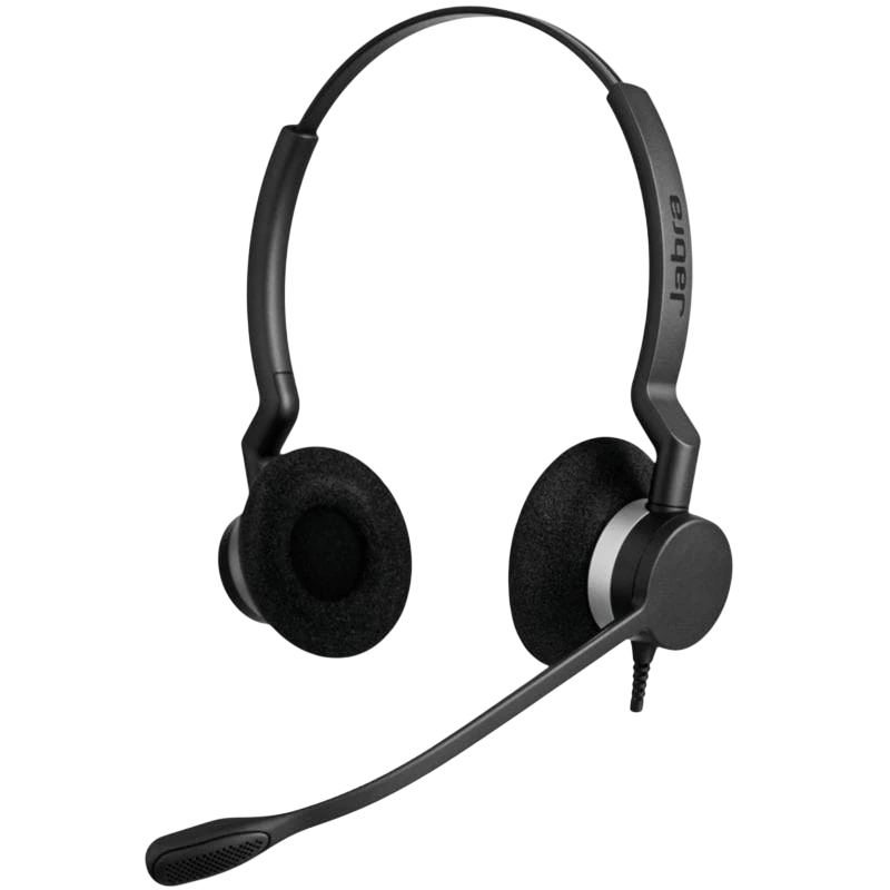 Jabra Biz 2300 QD Duo Preto