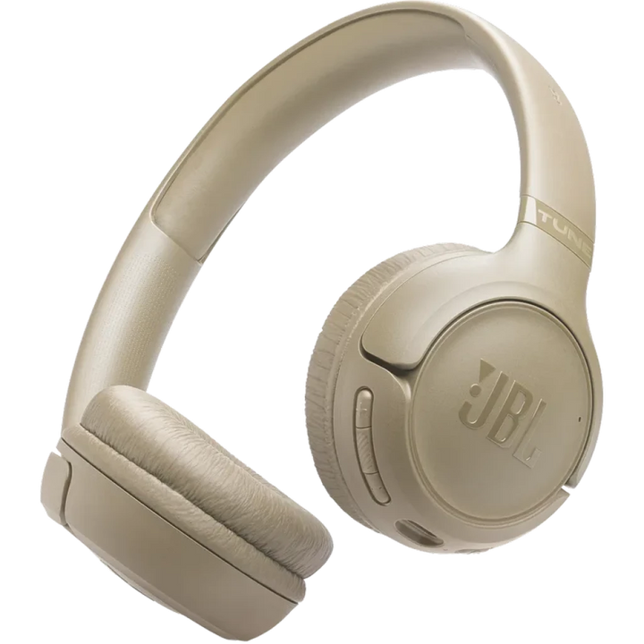 JBL Tune 530BT, 76h de autonomia, Bluetooth 6.0, bege - Auscultadores sem fios supra-auriculares
