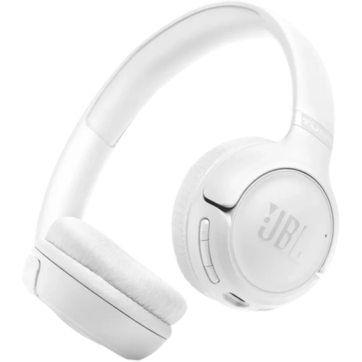 JBL Tune 530BT, 76h de autonomia, Bluetooth 6.0, Branco - Auscultadores sem fios supra-auriculares