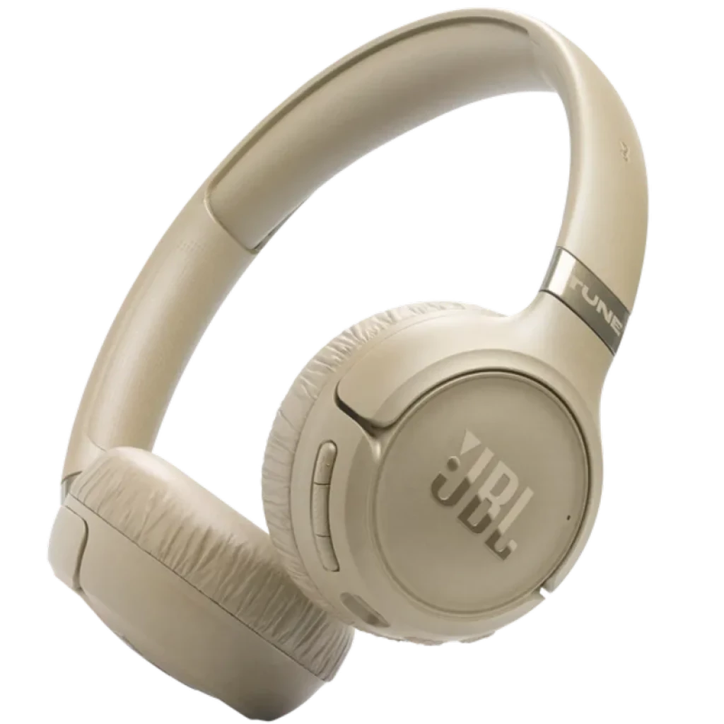 JBL Tune 680NC Bege - Auscultadores sem fios supra-auriculares com ANC