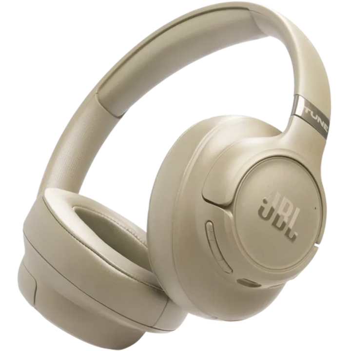 JBL Tune 780NC Bege - Auscultadores com diadema Bluetooth 6.0 Ligação multiponto Spatial Sound
