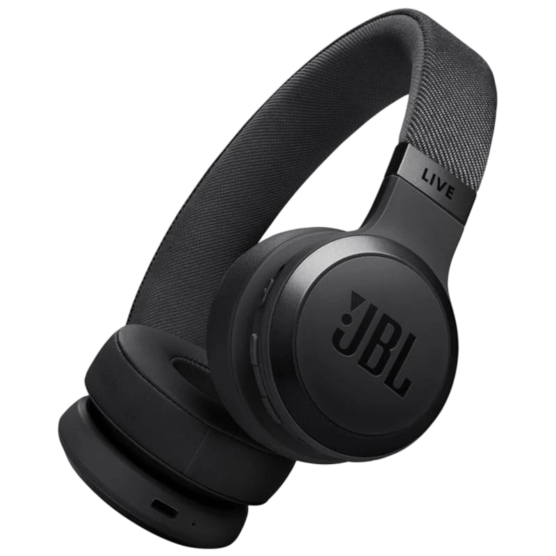JBL Live 670NC Bluetooth Preto - Auscultadores sem fios