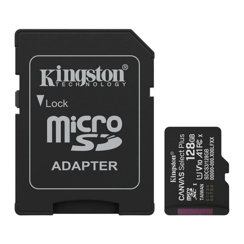 Cartão microSD Kingston Canvas Select Plus 128GB A1 UHS-I
