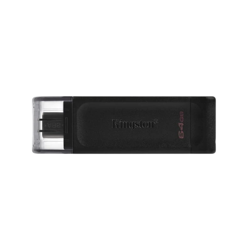 Kingston DataTraveler 70 64 GB USB Tipo C 3.2 Gen 1 Preto