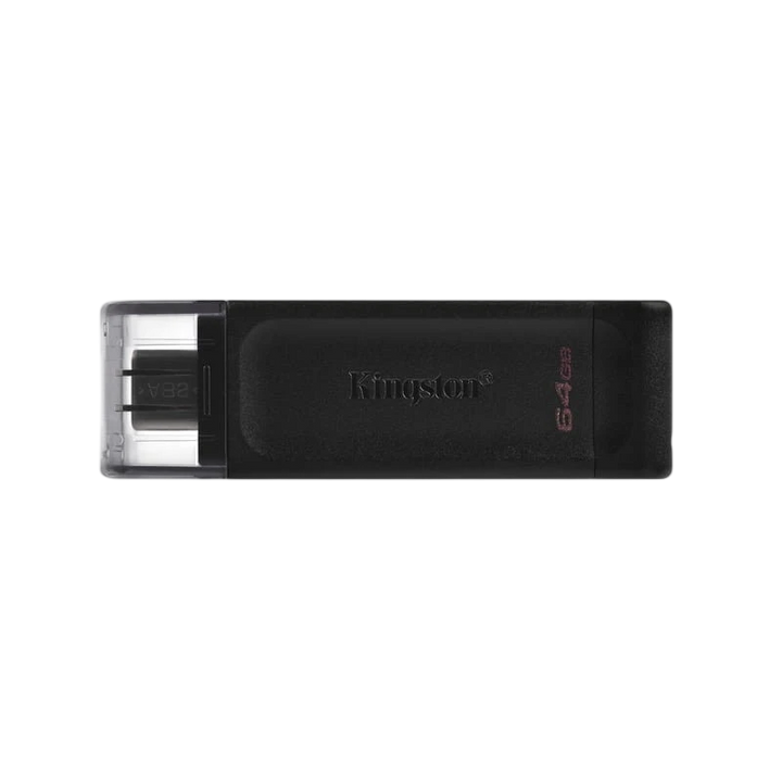 Kingston DataTraveler 70 64 GB USB Tipo C 3.2 Gen 1 Preto