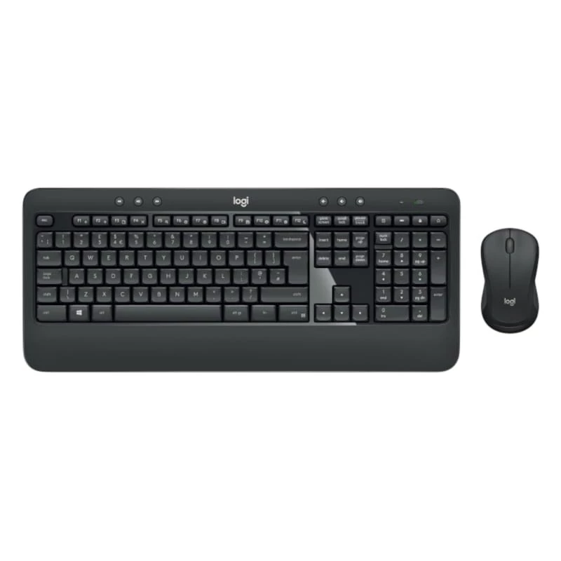 Teclado de membrana e rato Logitech MK540 Advanced Sem Fios Preto