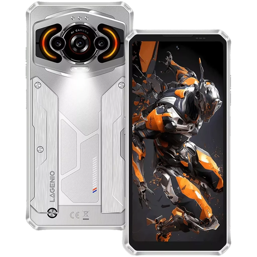 Lagenio Panther 1 128 GB Prateado Ecrã de 6,7 polegadas 4 GB de RAM Câmara de 13 MPx