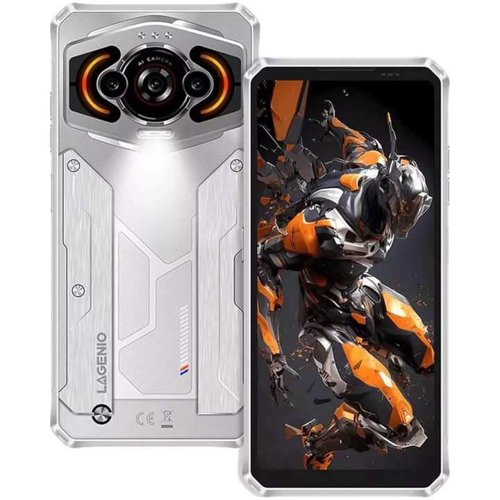 Lagenio Panther 1 128 GB Prateado Ecrã de 6,7 polegadas 4 GB de RAM Câmara de 13 MPx