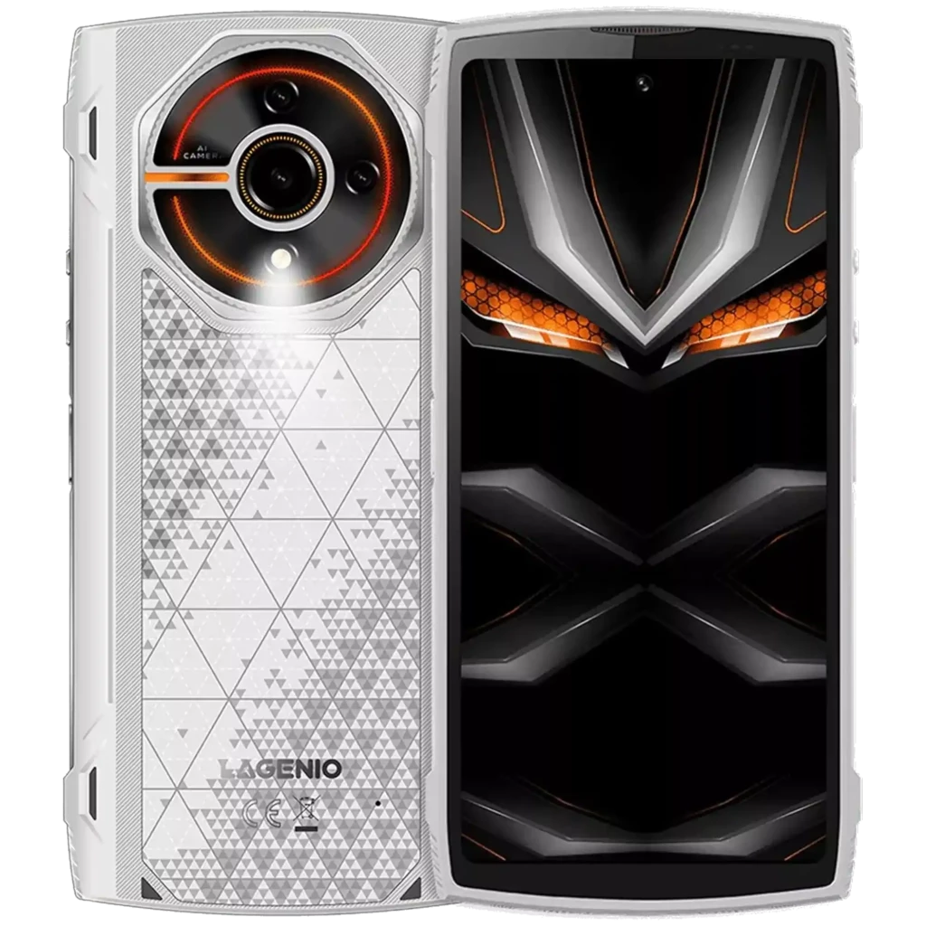 Lagenio Panther 2 128 GB Branco Ecrã de 6,7 polegadas 4 GB de RAM Carregamento rápido de 18 W