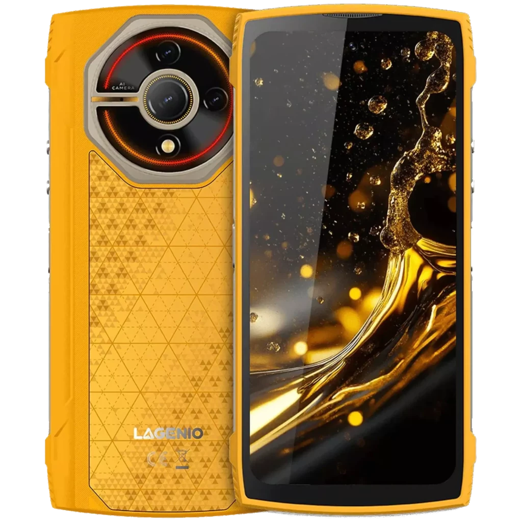Lagenio Panther 2 Pro 256 GB Amarelo Processador Unisoc 8 GB de RAM Ecrã de 6,7 polegadas