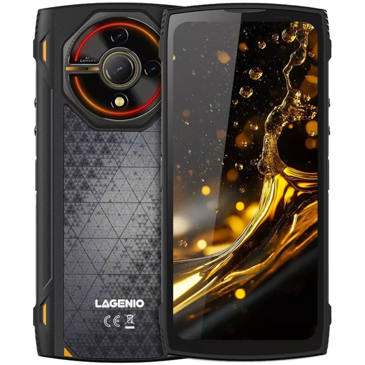 Lagenio Panther 2 Pro 256 GB Preto Bateria de 5150 mAh 8 GB de RAM Tripla resistência aos elementos