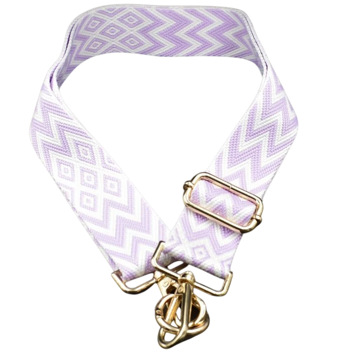 Lanyard Para Telemóvel Lavanda e Branco - Universal com Cartão para todas as capas