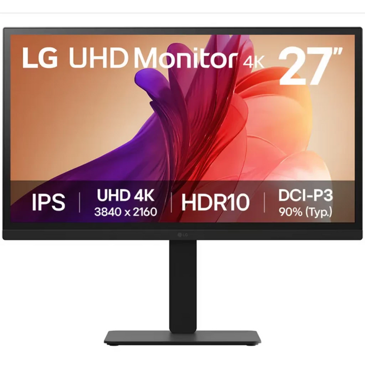 LG 27BA45U-B  27" 4K Ultra HD HDR10 Preto - Monitor de PC
