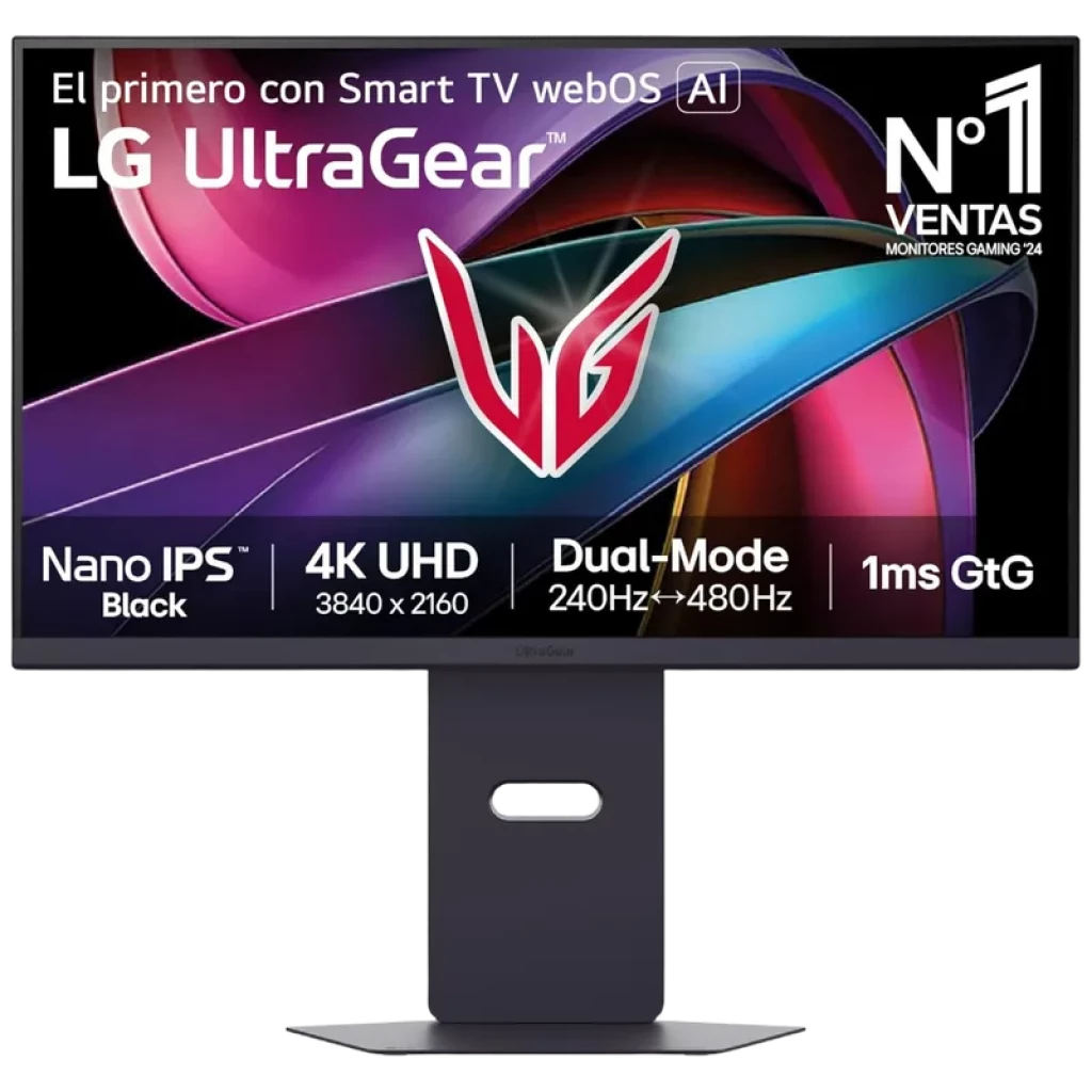 LG UltraGear 27G850A-B 27" Nano IPS 4K UHD 240 Hz 1 ms - Monitor para PC