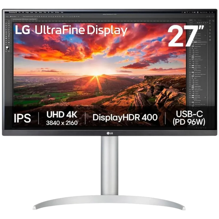 LG 27UP850K-W 27" UHD 4K IPS 60Hz 5ms HDR FreeSync - Monitor para PC