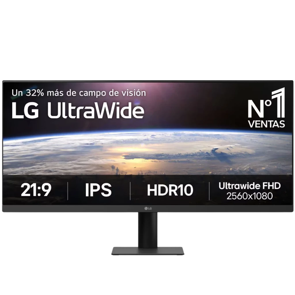 Monitor de PC LG UltraWide de 34'' IPS UWFHD a 100 Hz