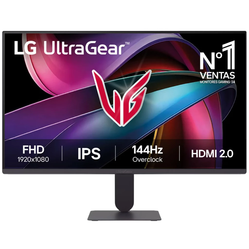 Monitor de jogos LG UltraGear de 24" com painel IPS e tempo de resposta de 1 ms GtG - Monitor de PC FHD a 144 Hz
