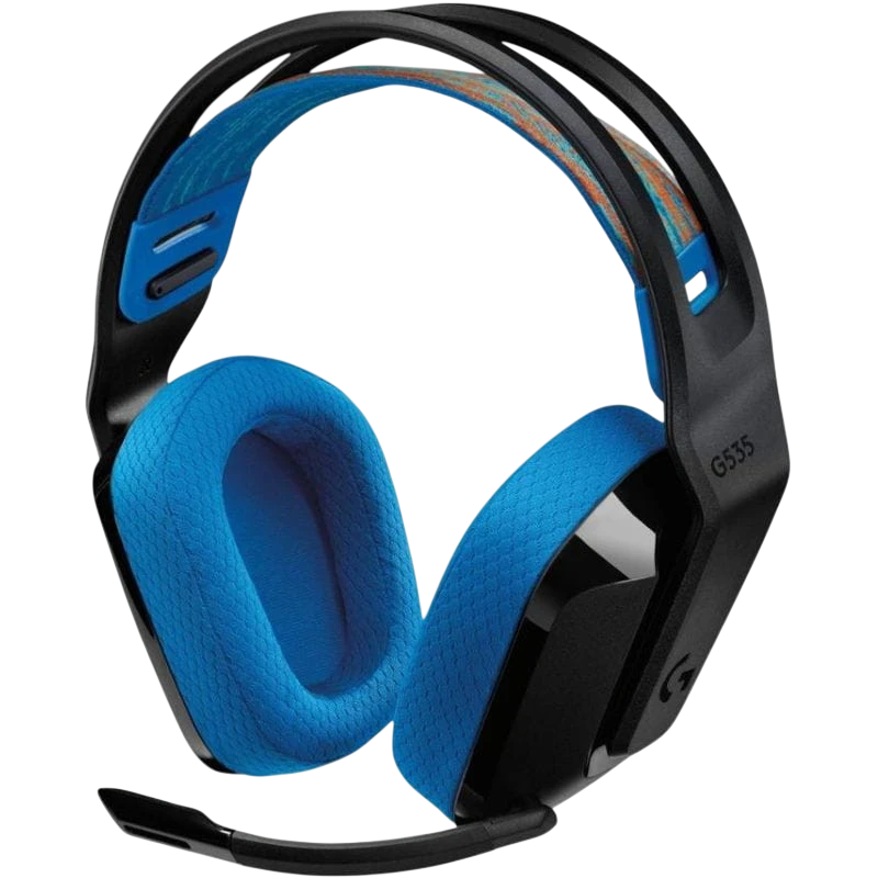 Logitech G G535 LightSpeed Preto/Azul - Auscultadores Gaming