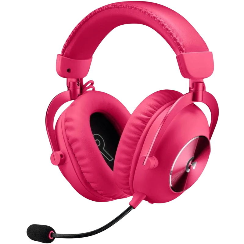 Logitech G Pro X2 Lightspeed Magenta - Auscultadores Gaming