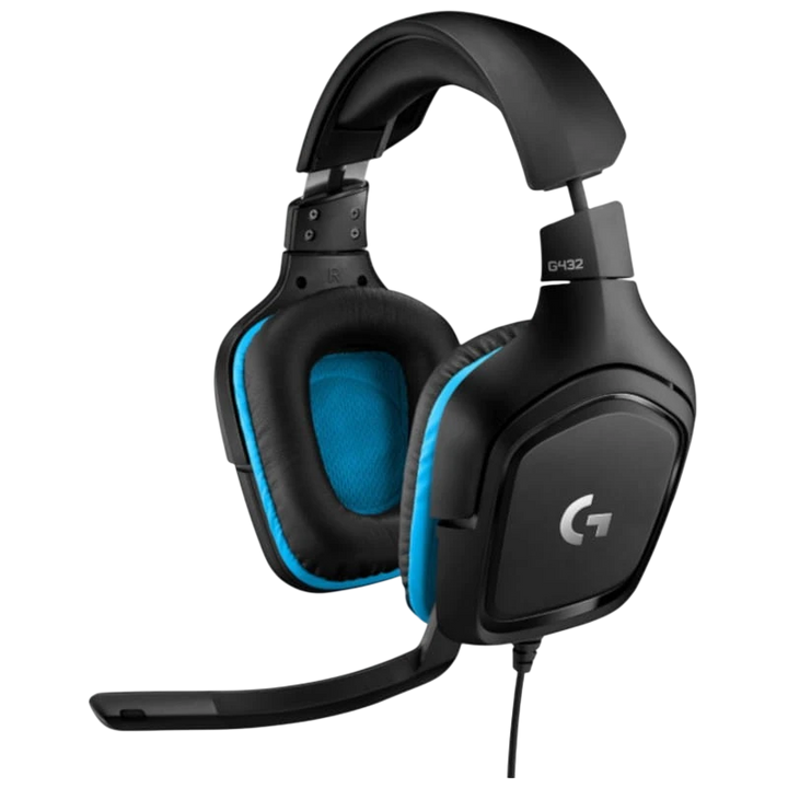 Logitech G432 Preto/Azul