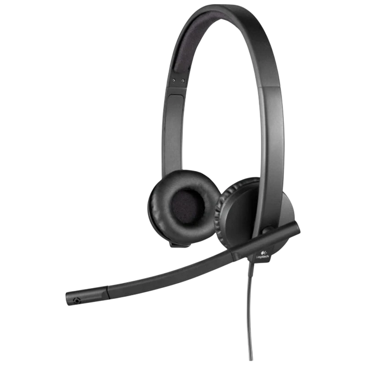 Logitech H570e com Microphone Preto