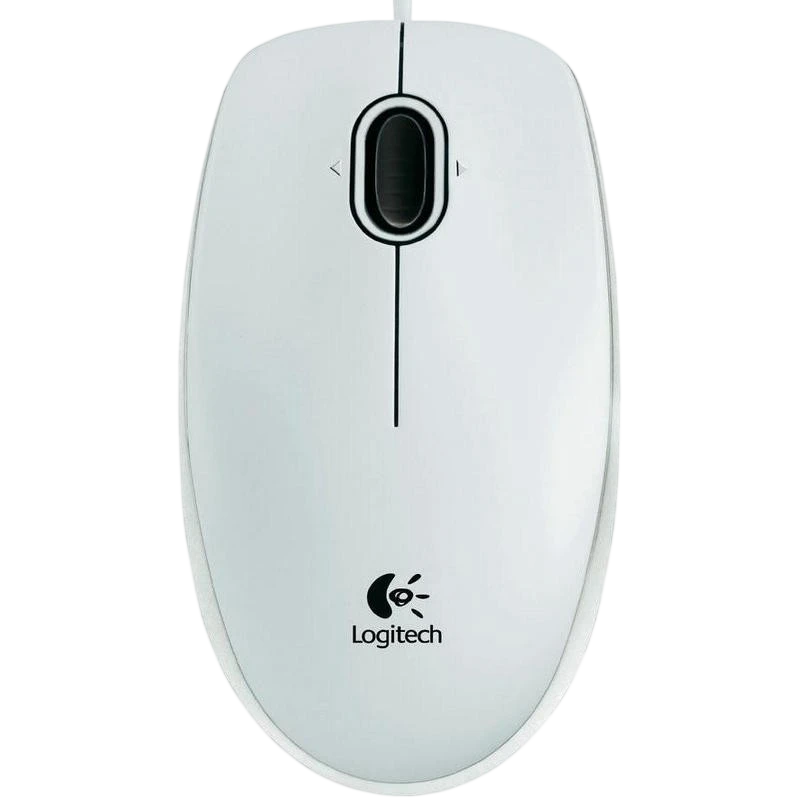 Ratón Logitech B100 Blanco USB - 800 DPI