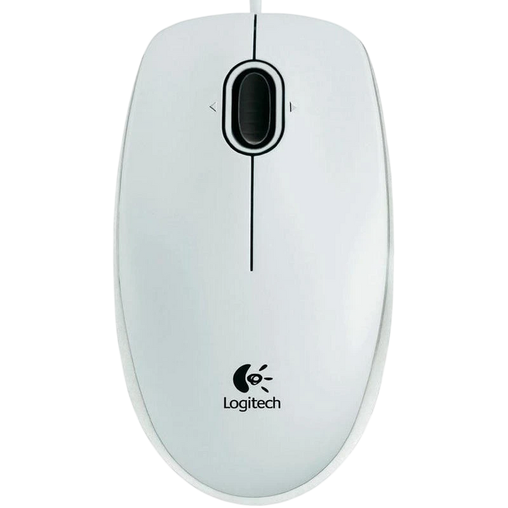 Ratón Logitech B100 Blanco USB - 800 DPI
