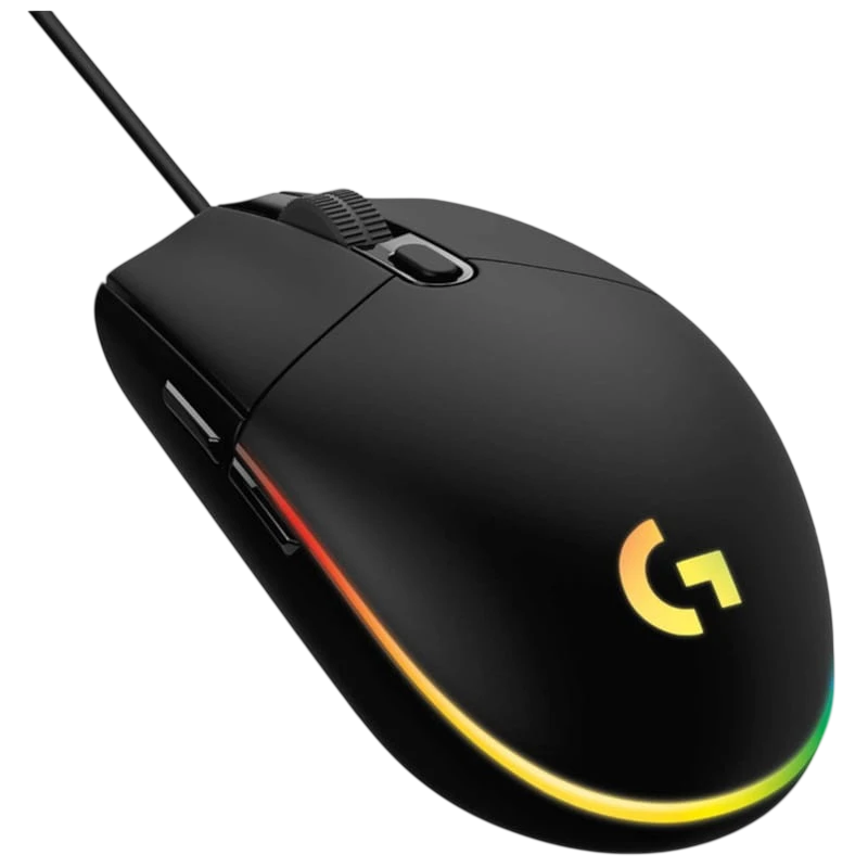 Logitech G G203 Lightsync USB 8000 DPI Preto - Rato para jogos
