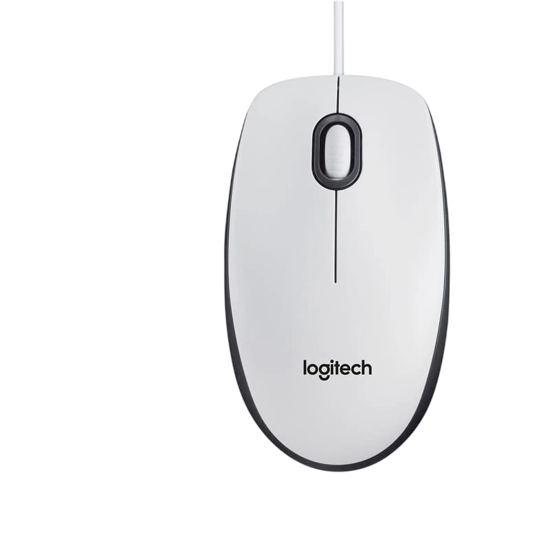 Logitech M100 USB 1000 DPI Branco