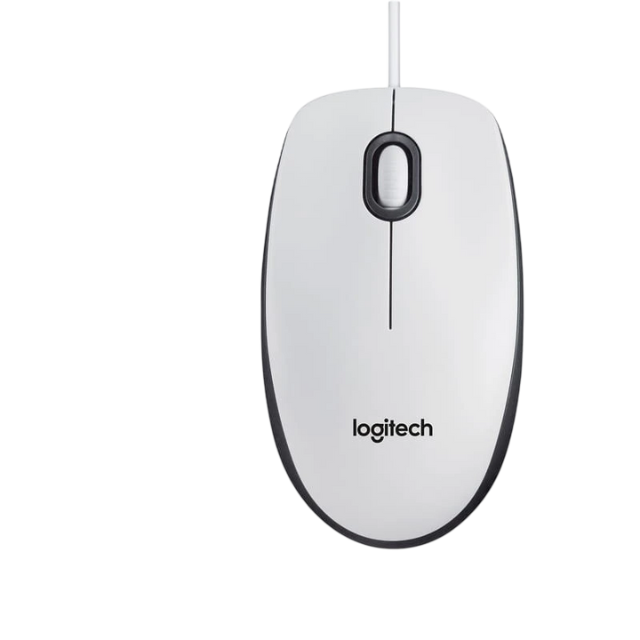 Logitech M100 USB 1000 DPI Branco