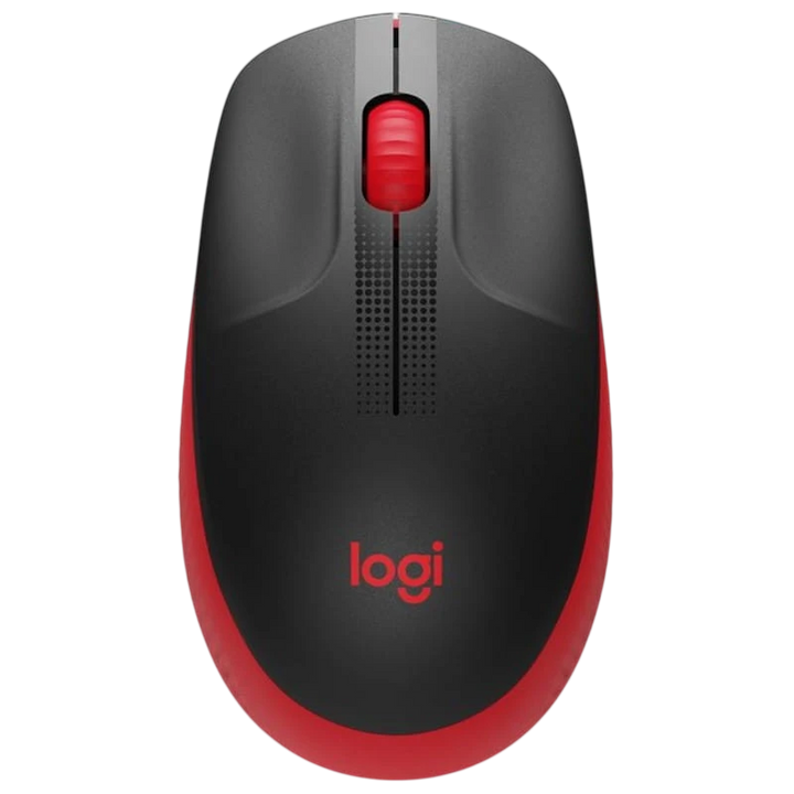 Logitech M190 Preto/Vermelho - 1000 DPI