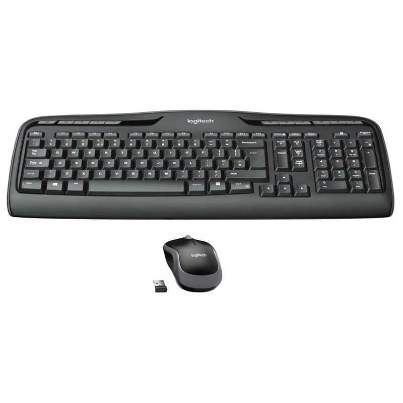 Pack de teclado de membrana e mouse Logitech MK330 - 1000 DPI