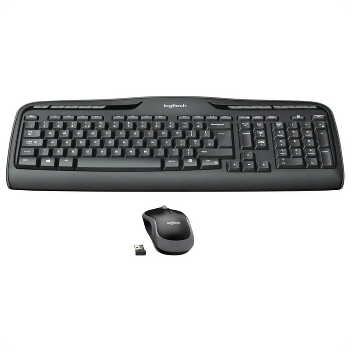 Pack de teclado de membrana e mouse Logitech MK330 - 1000 DPI