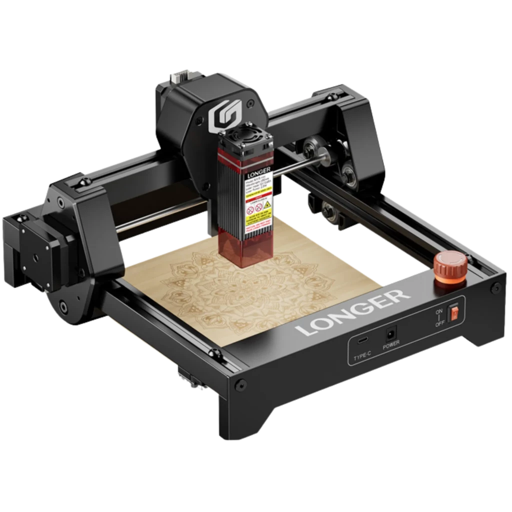 LONGER RAY 5 Mini 2,5 W Gravador a laser de ponto compacto 0,04 mm com Wi-Fi