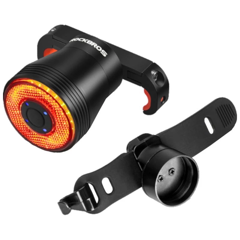 Luz Traseira Inteligente Rockbros Q5 Suporte Duplo