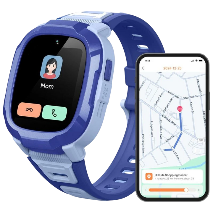 Mibro Kids P6 com 4G GPS e câmara integrada, Azul