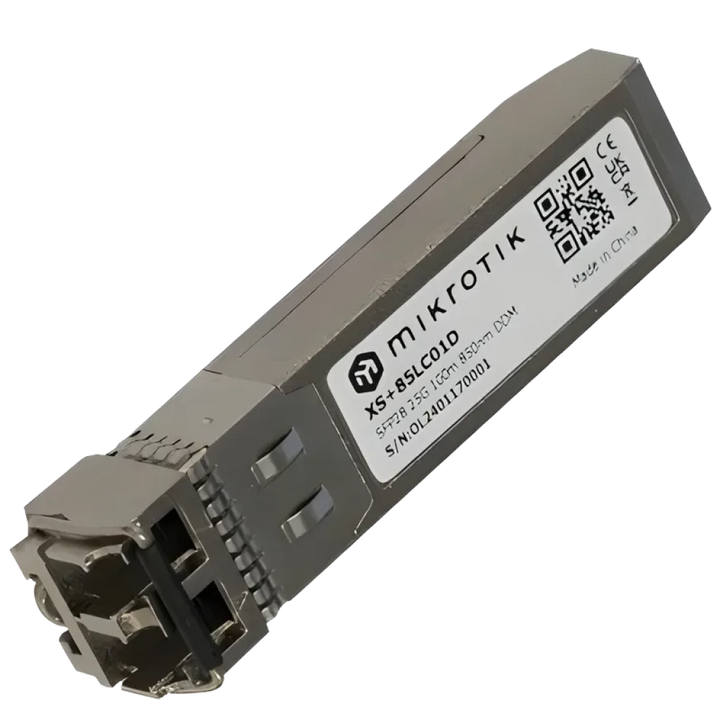 Módulo transceptor de rede Mikrotik XS+85LC01D Fibra ótica 25000 Mbit/s SFP28 850 nm