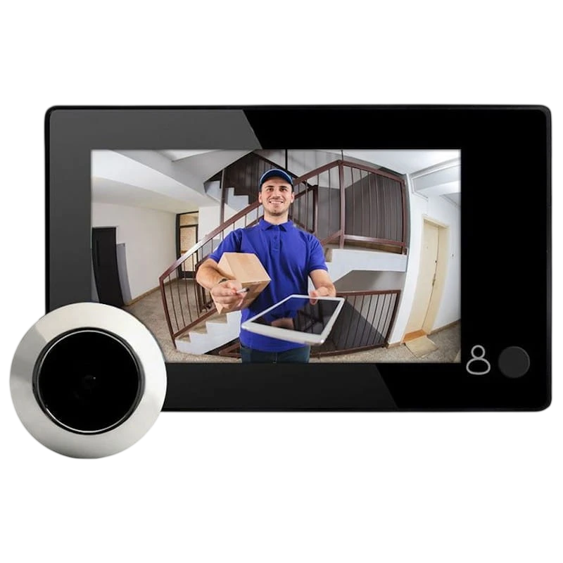 Olho mágico digital Escam C10 4,3 Polegadas