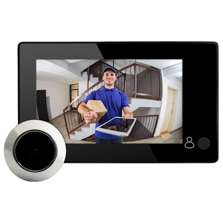 Olho mágico digital Escam C10 4,3 Polegadas