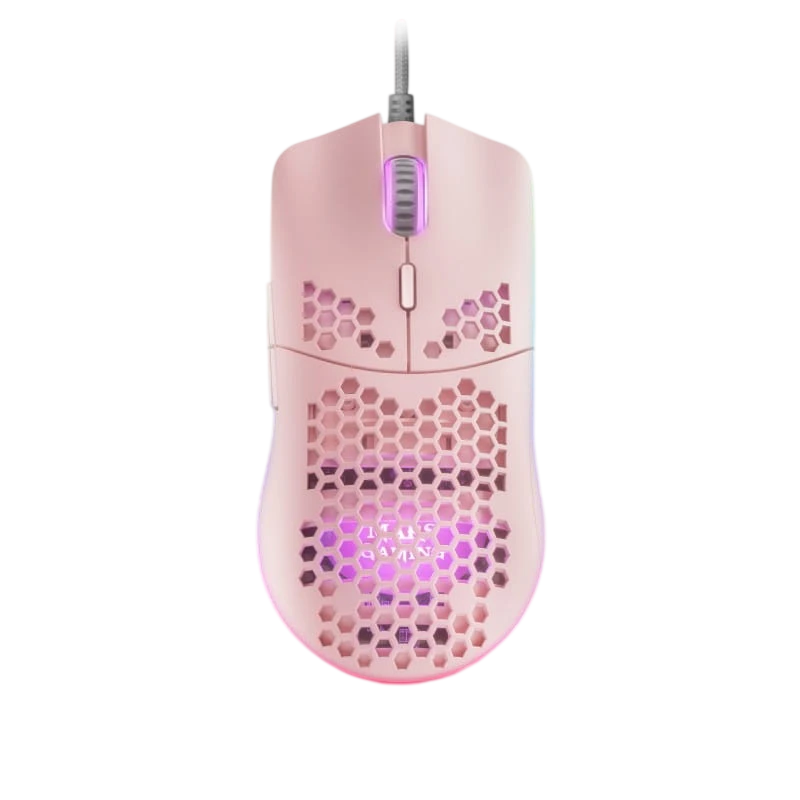 Mars Gaming MMAX RGB 12400 DPI Rosa