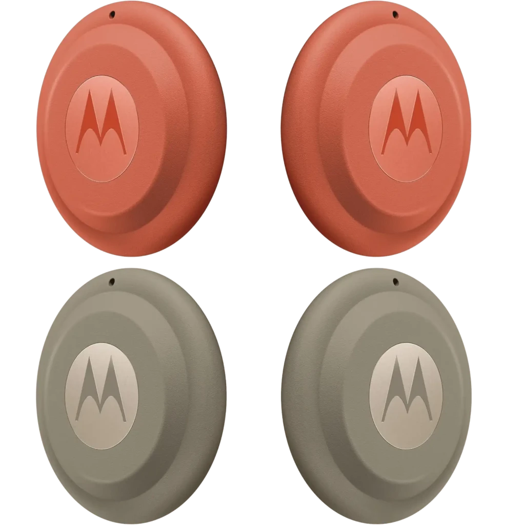 Moto Tag 2.0 da Motorola com Bluetooth 5.4 + UWB (Pack 4)
