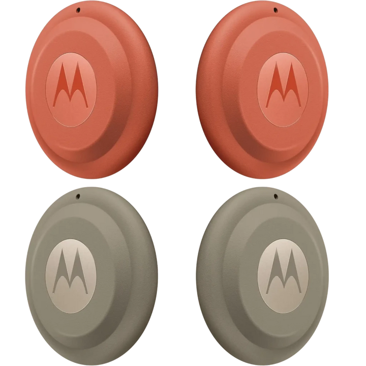 Moto Tag 2.0 da Motorola com Bluetooth 5.4 + UWB (Pack 4)