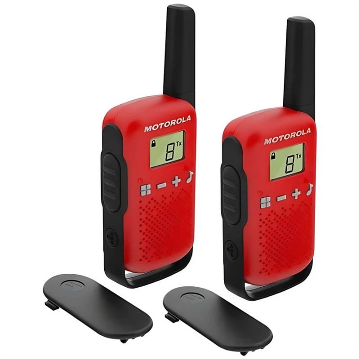 Motorola TALKABOUT T42 rádios bidirecionais 16 canais Vermelho