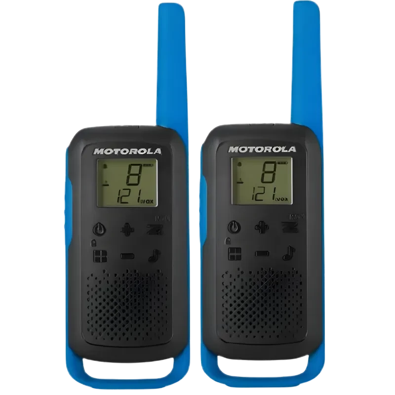Motorola TALKABOUT T62 rádios bidirecionais 16 canais 12500 MHz Preto, Azul