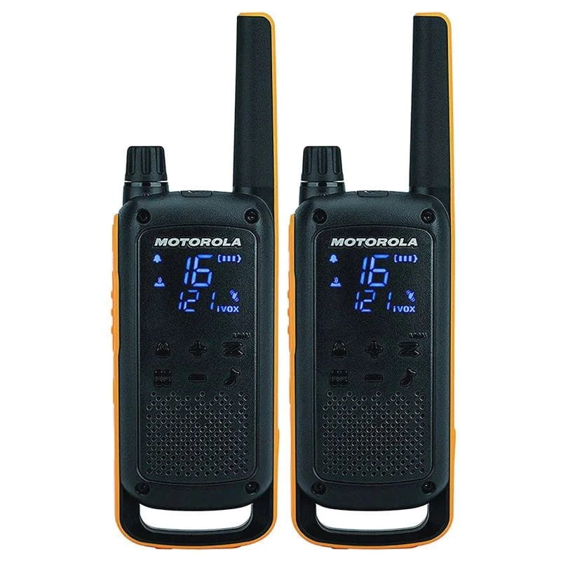 Motorola Talkabout T82 Extreme Twin Pack Preto, Laranja - Walkie Talkie