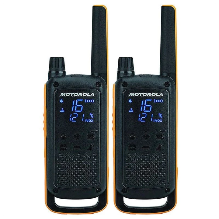 Motorola Talkabout T82 Extreme Twin Pack Preto, Laranja - Walkie Talkie